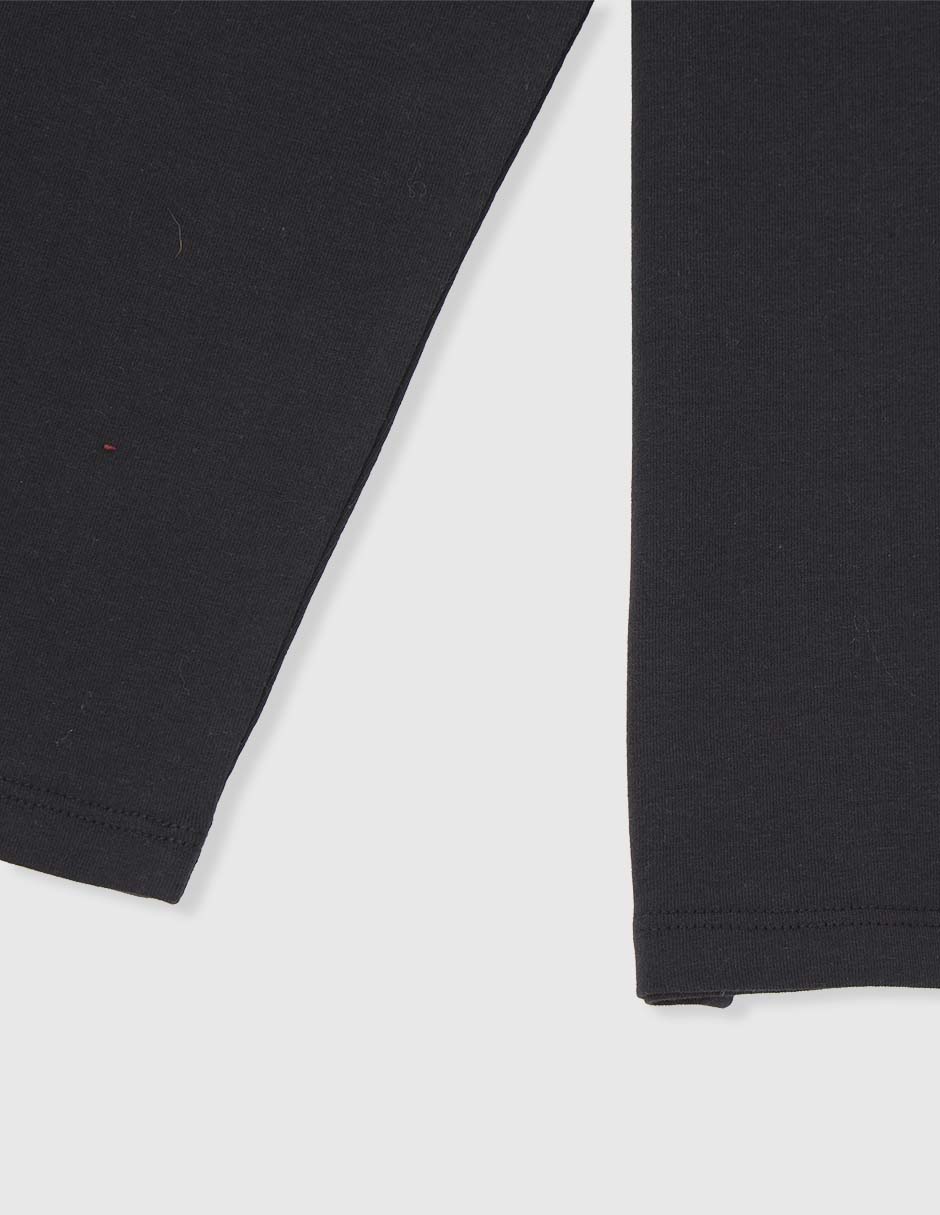 PLAYERA WEEKEND, 6, NEGRO LISO C REDOND
