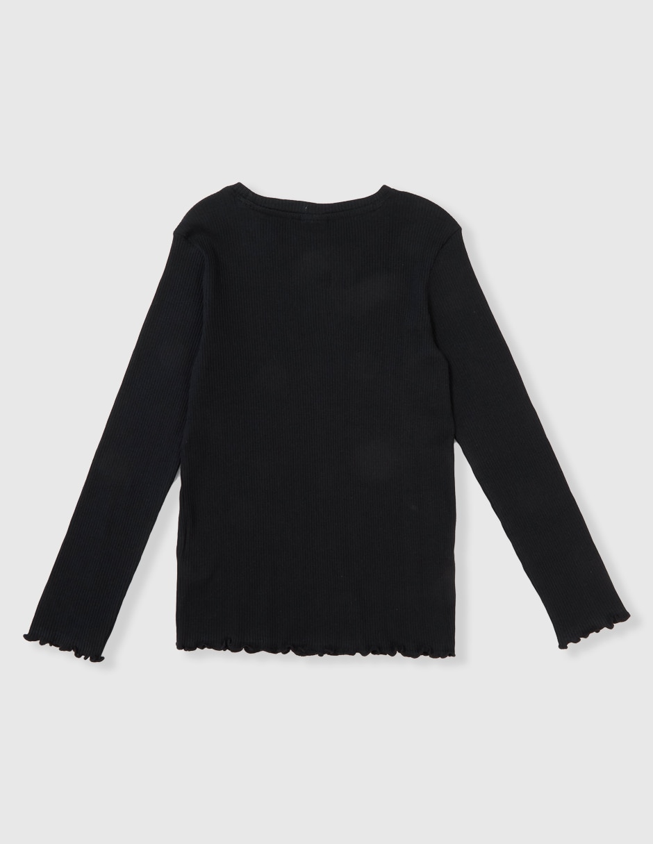 PLAYERA WEEKEND, 4, NEGRO LISO C REDOND