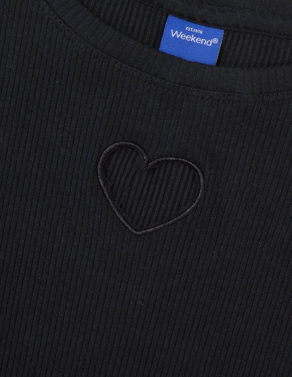 PLAYERA WEEKEND, 4, NEGRO LISO C REDOND