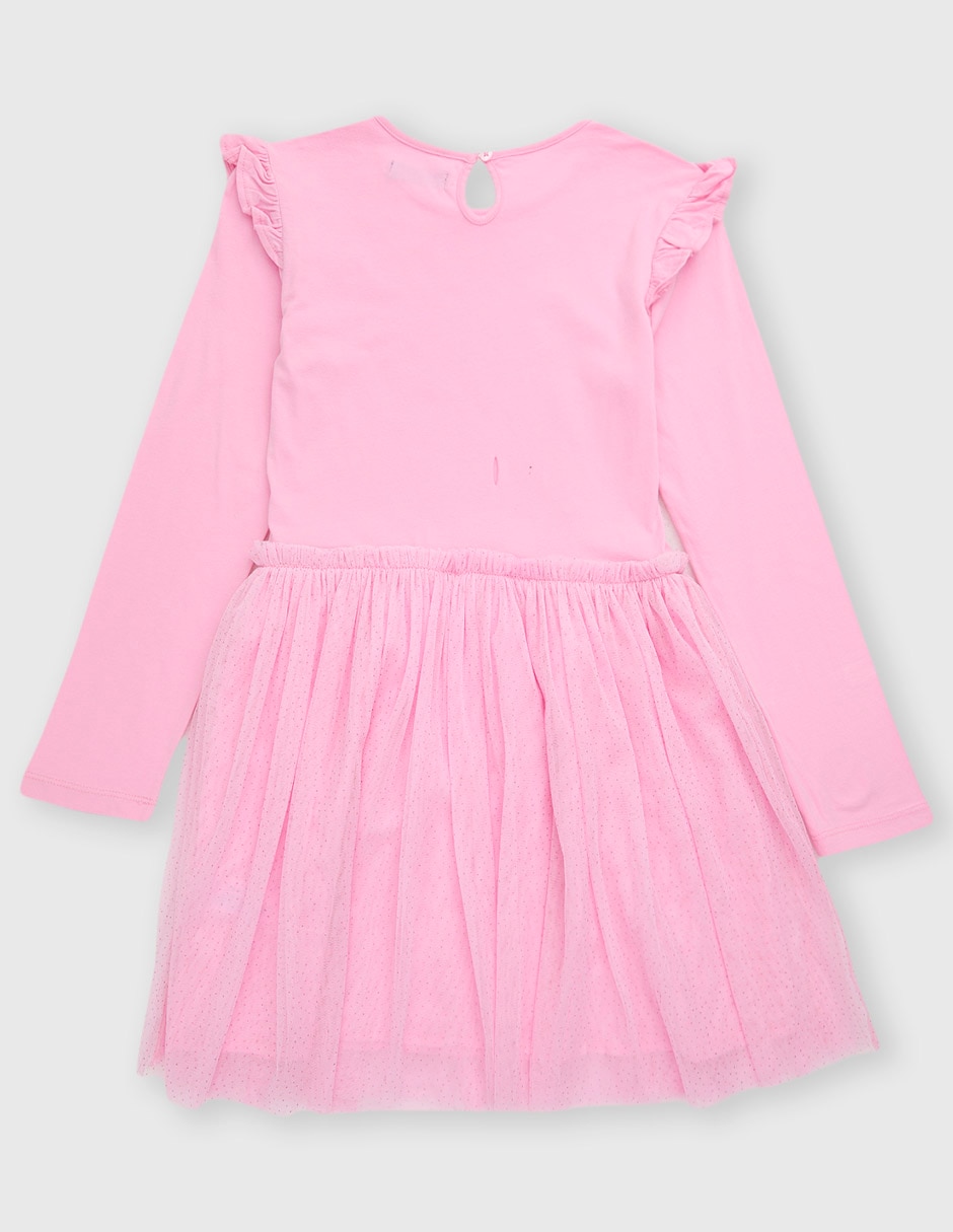 Vestido manga regular para niña 2