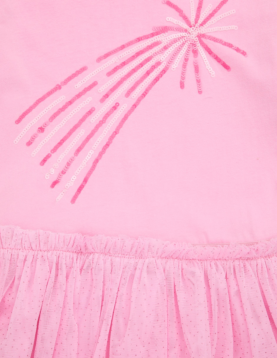 Vestido manga regular para niña 4