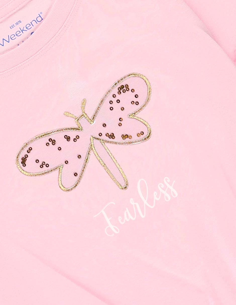 Playera manga corta para niña 3
