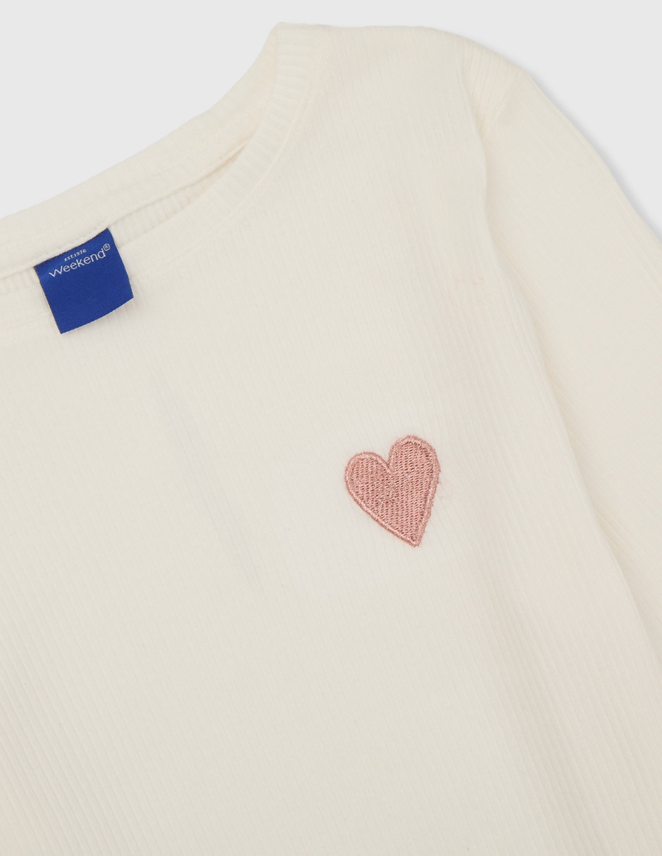 Playera manga larga para niña 3