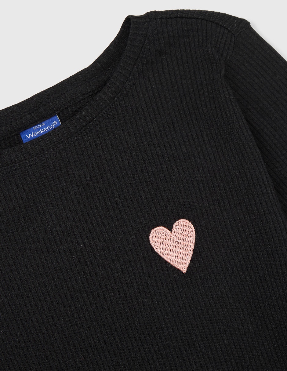 PLAYERA WEEKEND, 10, NEGRO WKNA254171-1