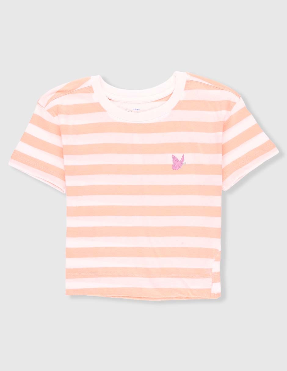 Playera manga corta para niña Playera manga corta para niña