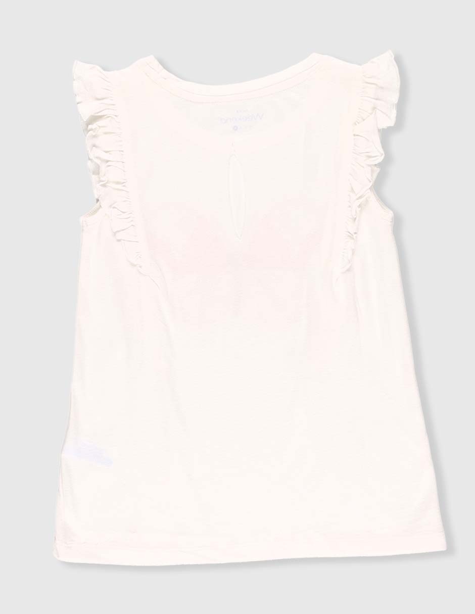 Playera sin mangas para niña 2