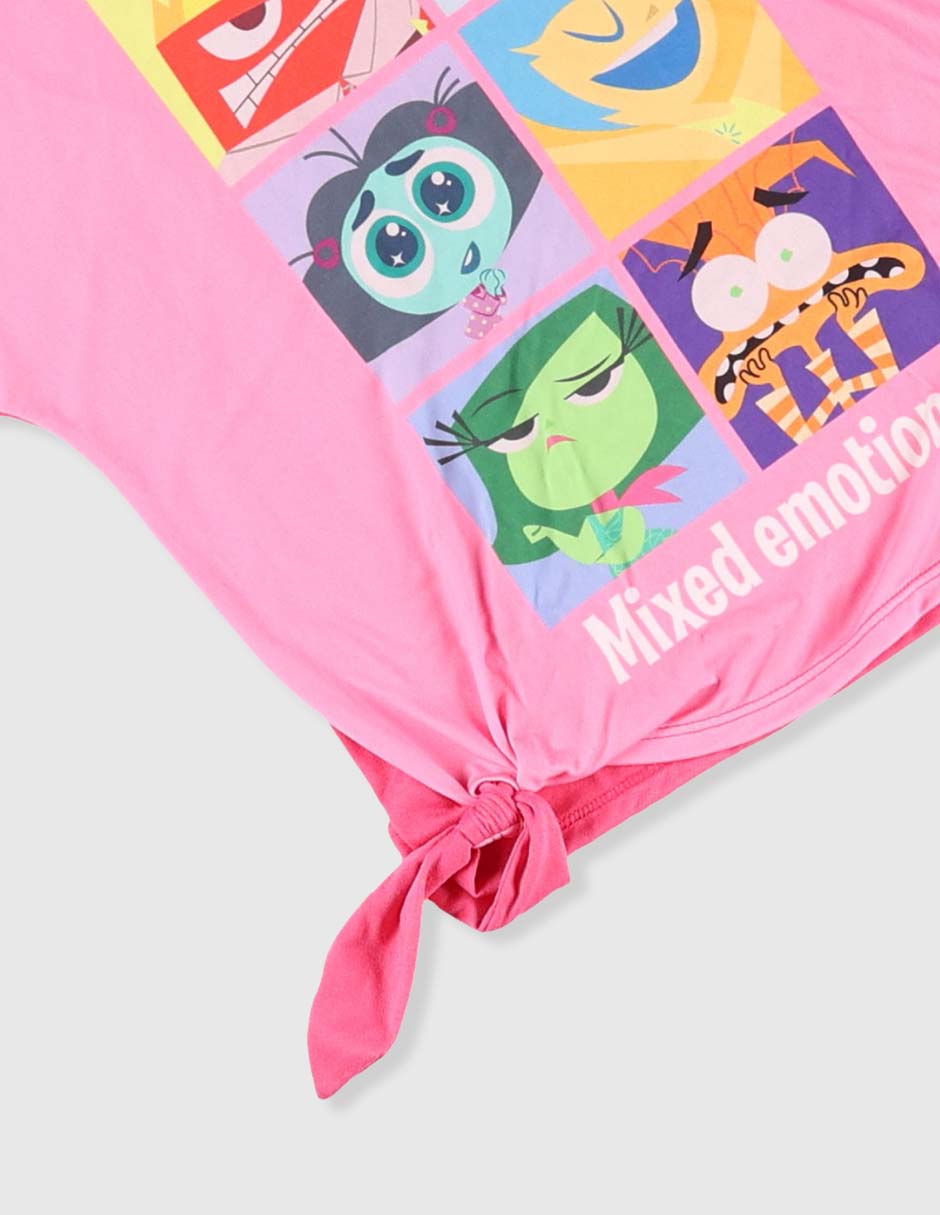 Playera Intensamente 2 manga corta para niña 4
