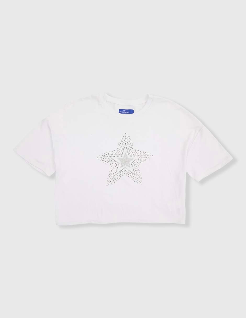 Playera manga corta para niña Playera manga corta para niña
