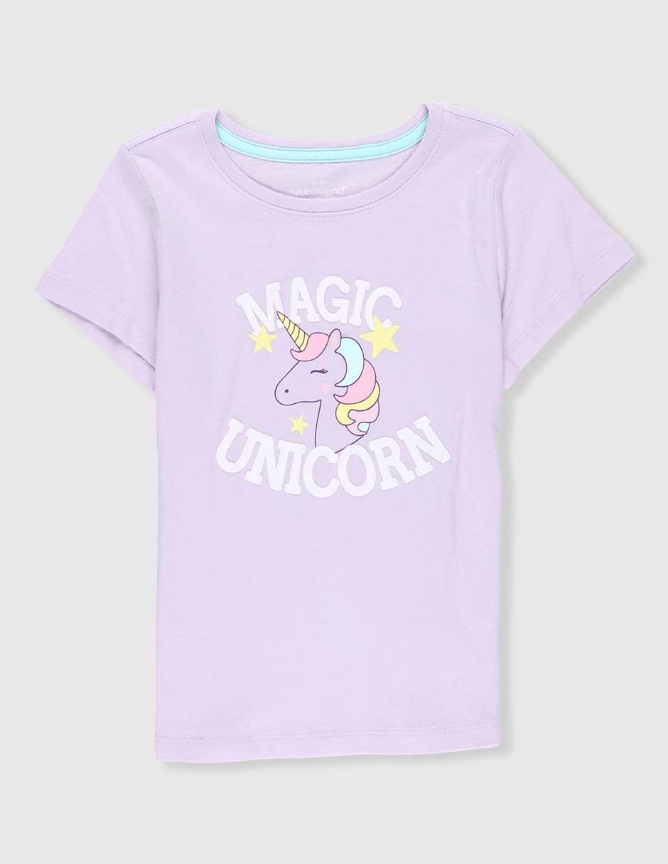 Playera manga corta para niña Playera manga corta para niña