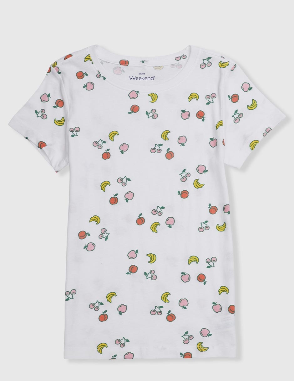 Playera manga corta para niña Playera manga corta para niña