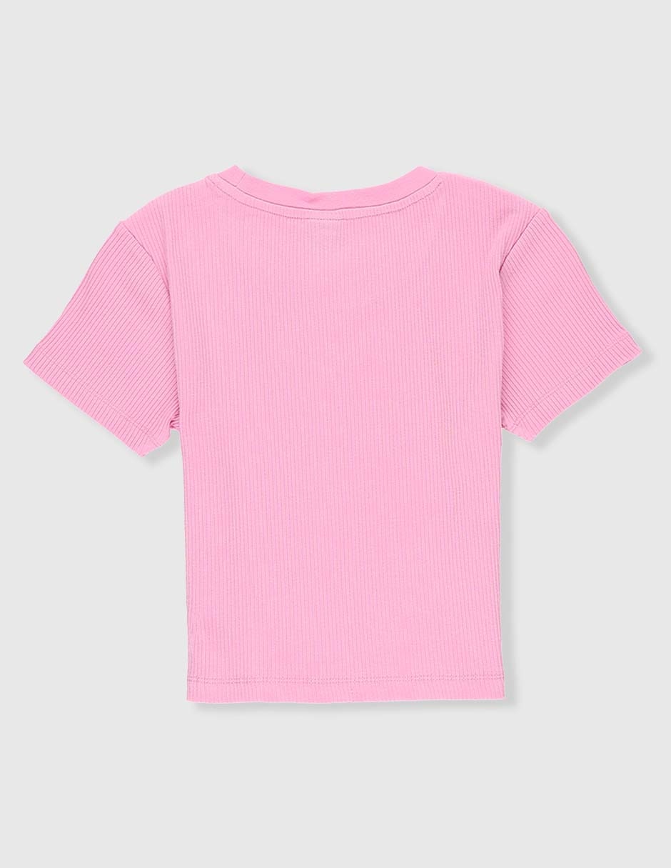 Playera Weekend manga corta para niña