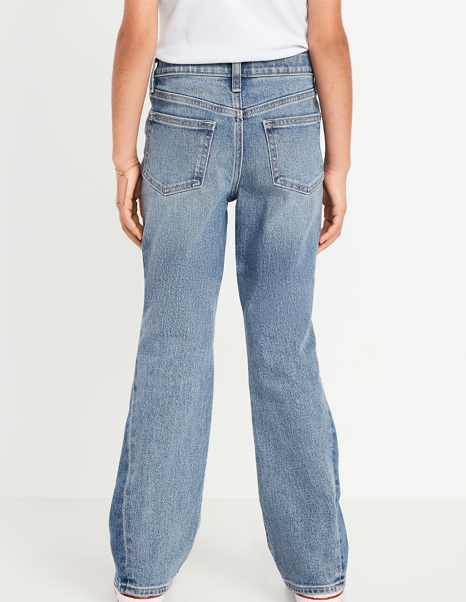 Jeans campana 767112-000 lavado claro para niña 2