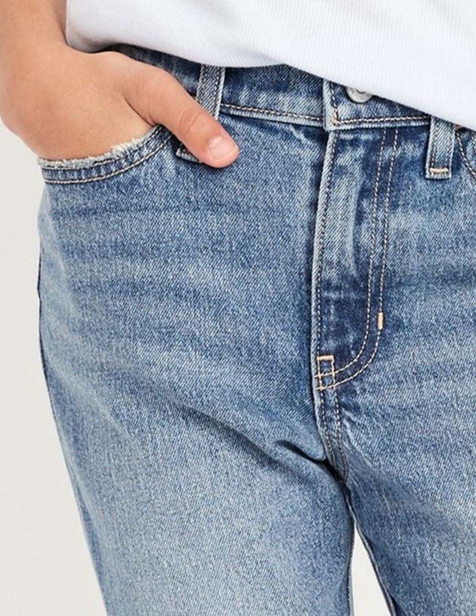 Jeans campana 767112-000 lavado claro para niña 3