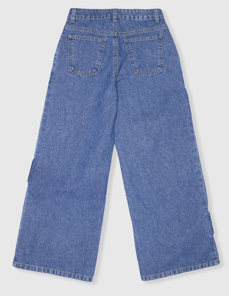 Jeans amplio para niña 2
