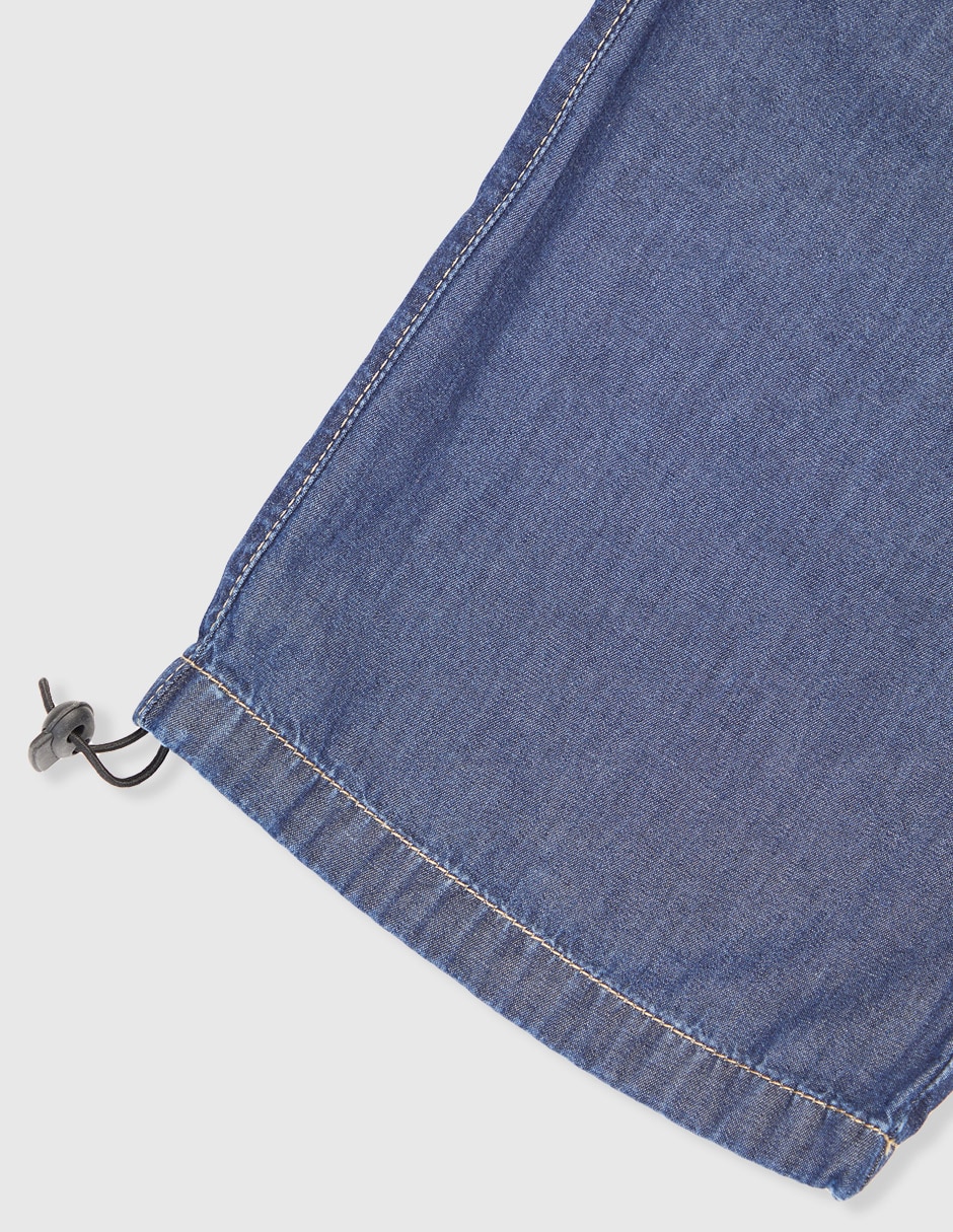 Jeans straight lavado medio para niña 5