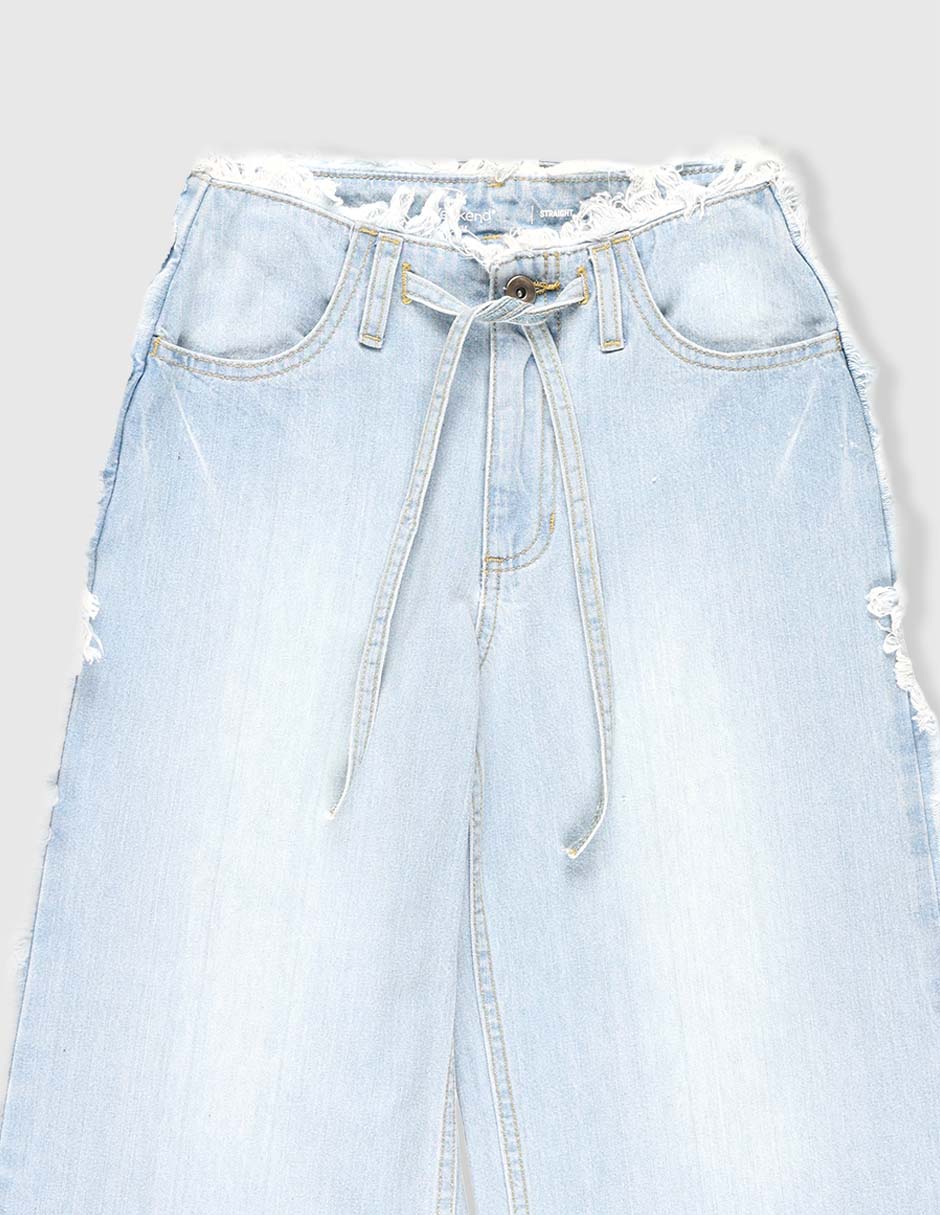 Jeans amplio para niña 3