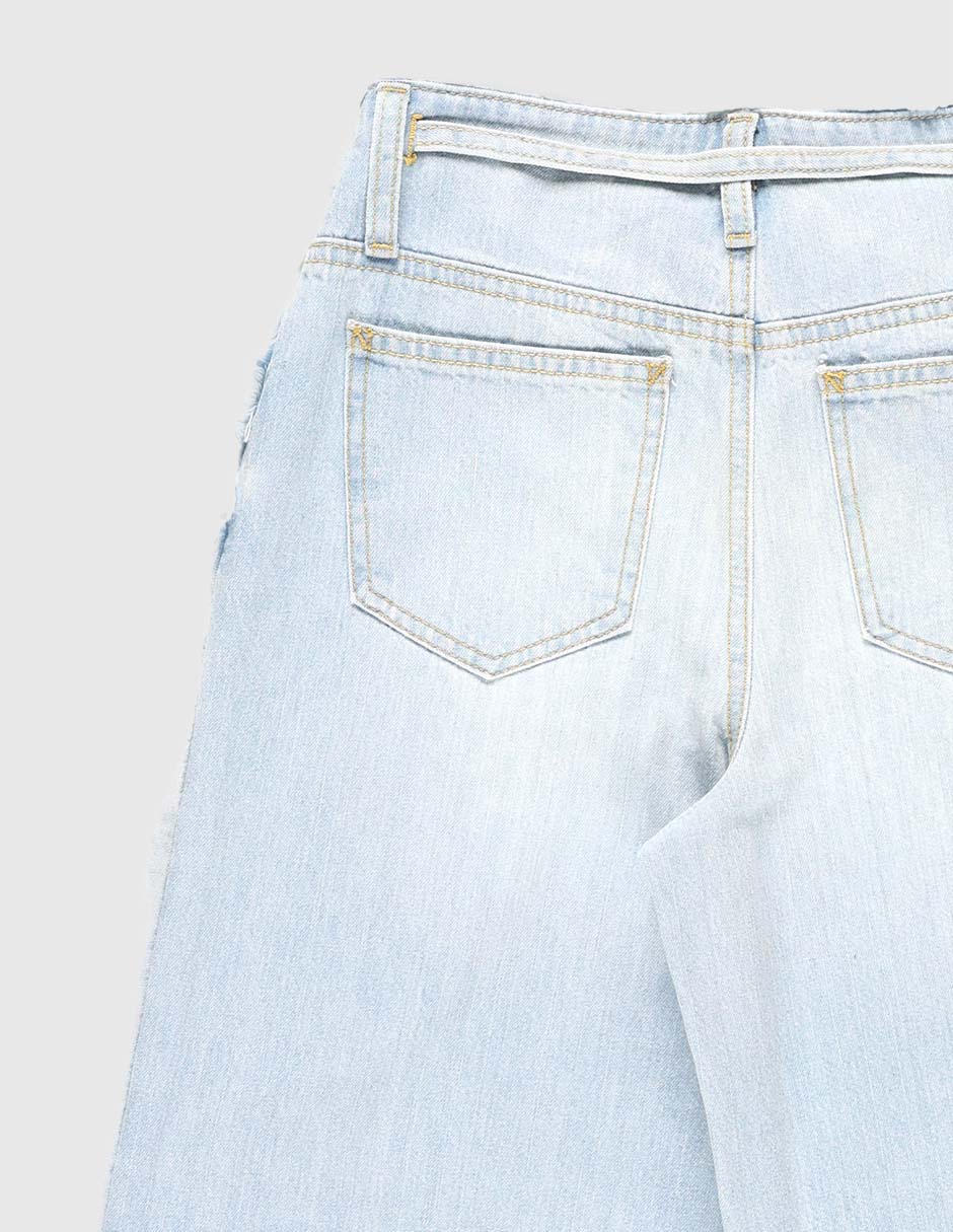 Jeans amplio para niña 4