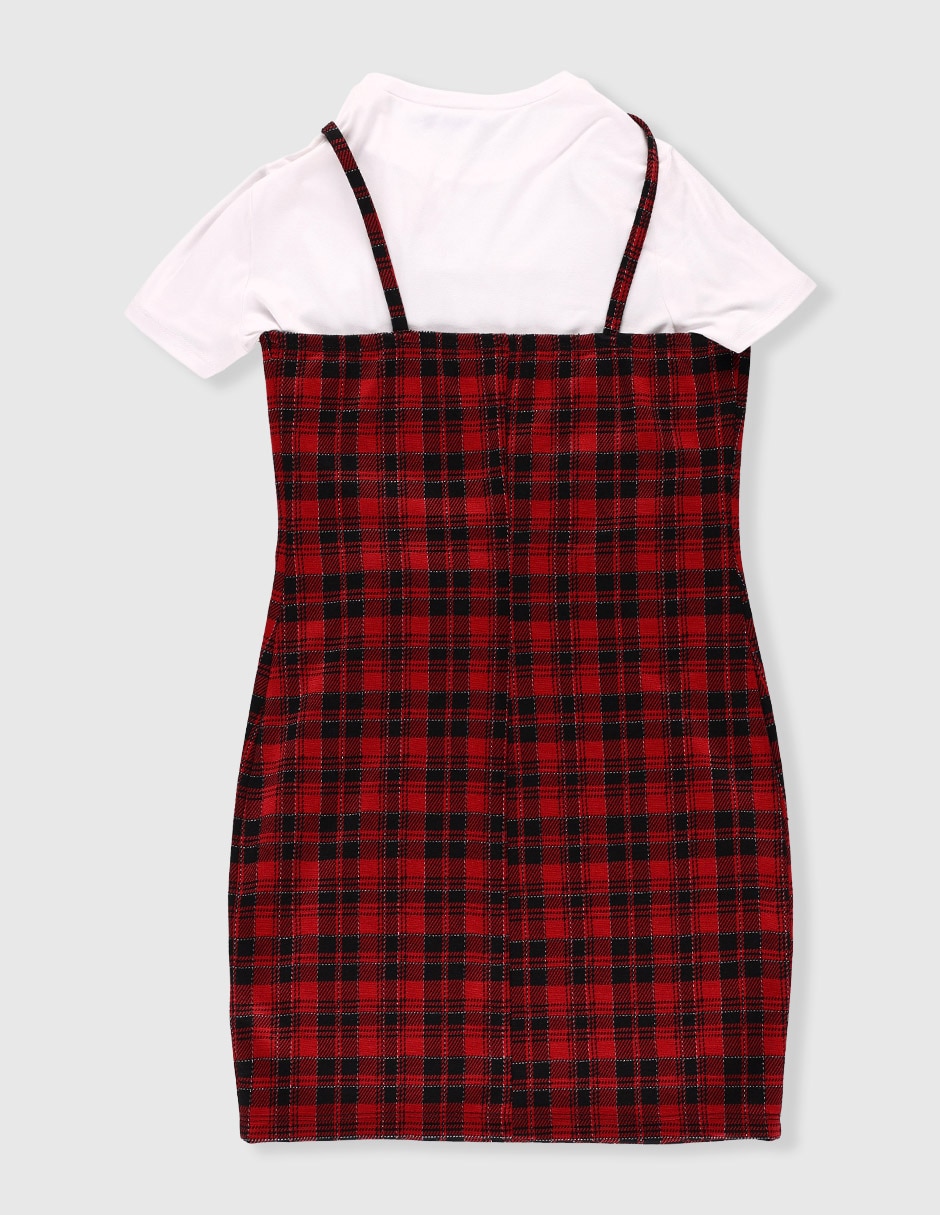 Vestido manga regular para niña 2