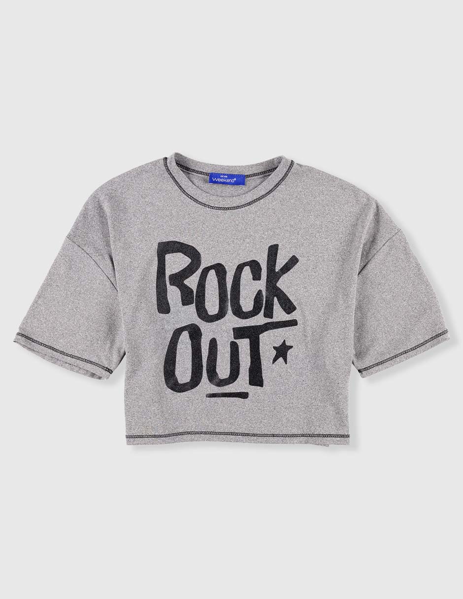 Playera manga corta para niña Playera manga corta para niña