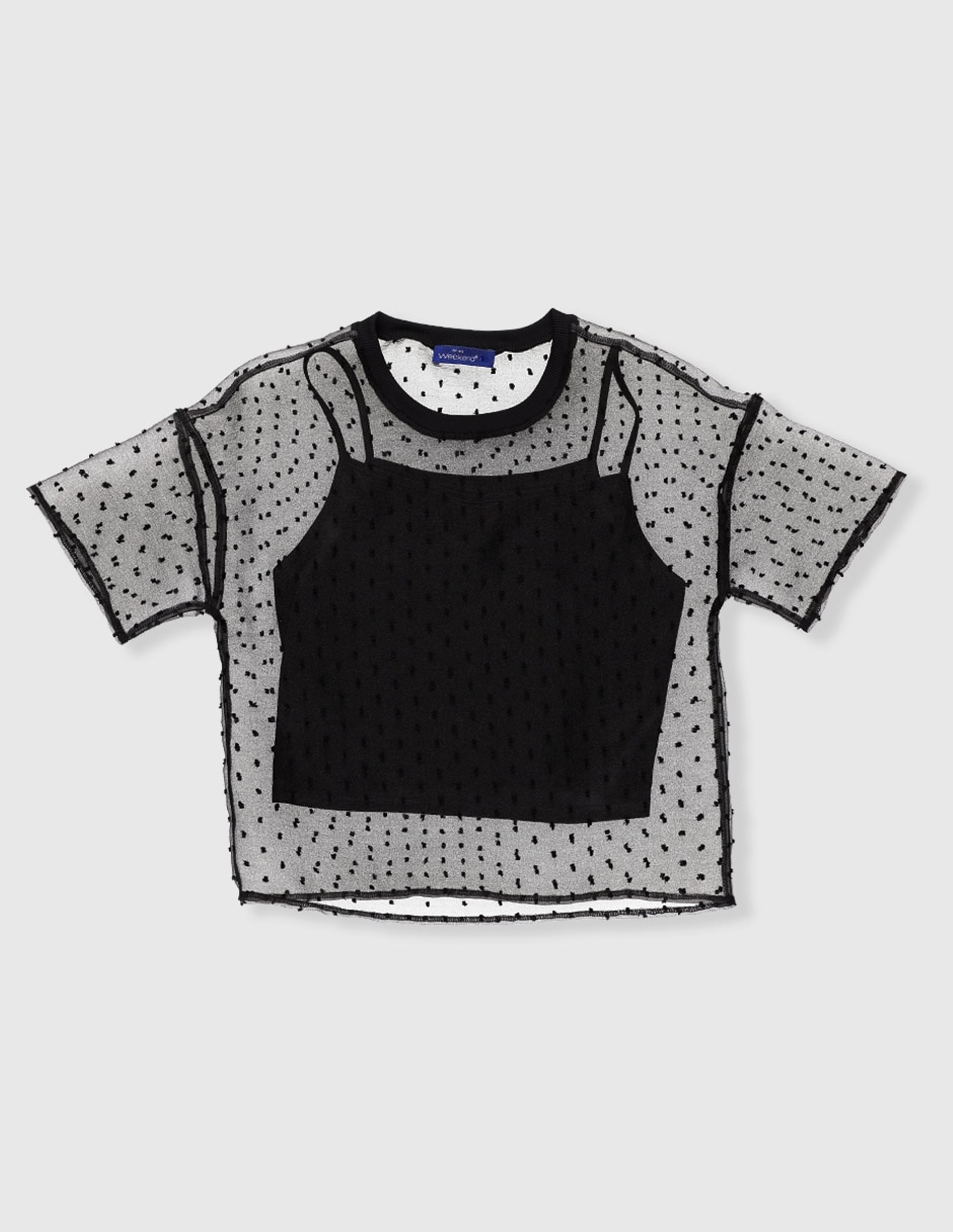 Playera manga corta para niña Playera manga corta para niña