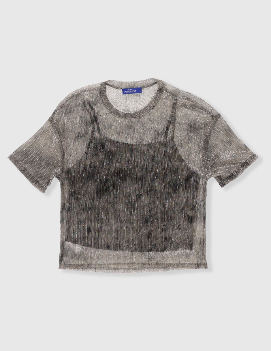 Playera manga corta para niña Playera manga corta para niña