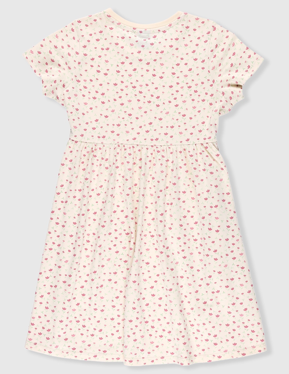 Vestido manga corta para niña 2