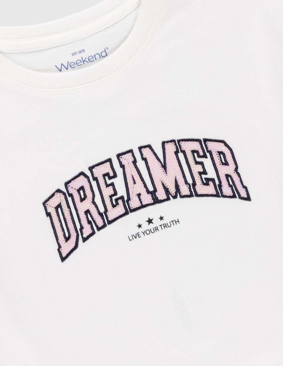 Playera manga corta para niña 4