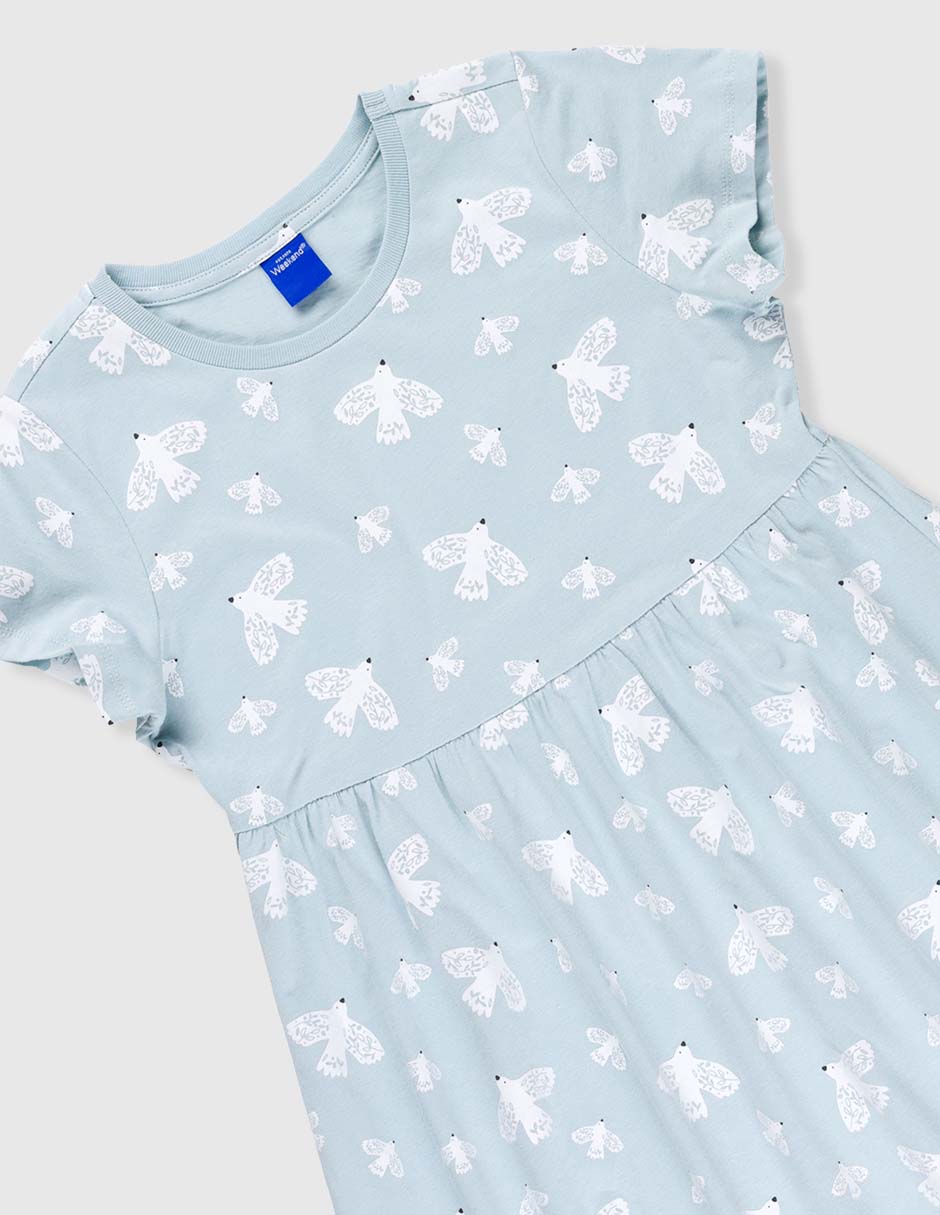 VESTIDO WEEKEND, 6, NUBE AZUL WKNA26004