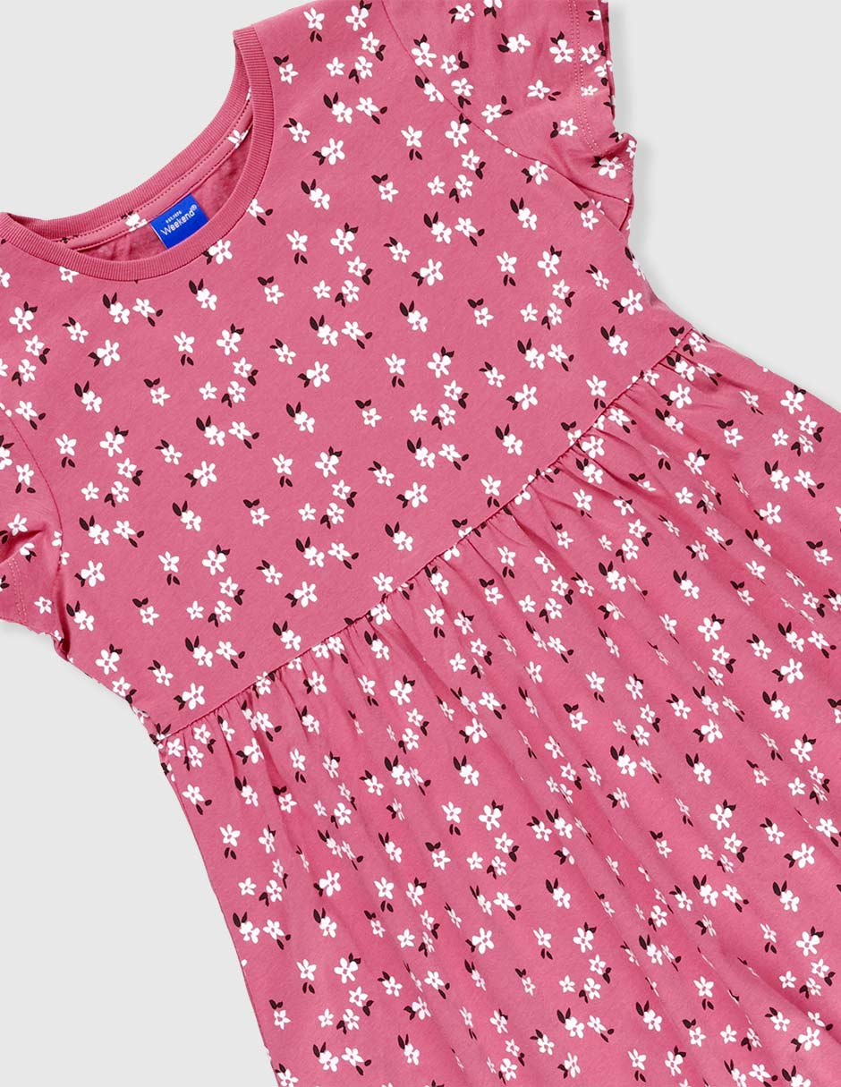 Vestido manga corta para niña 3