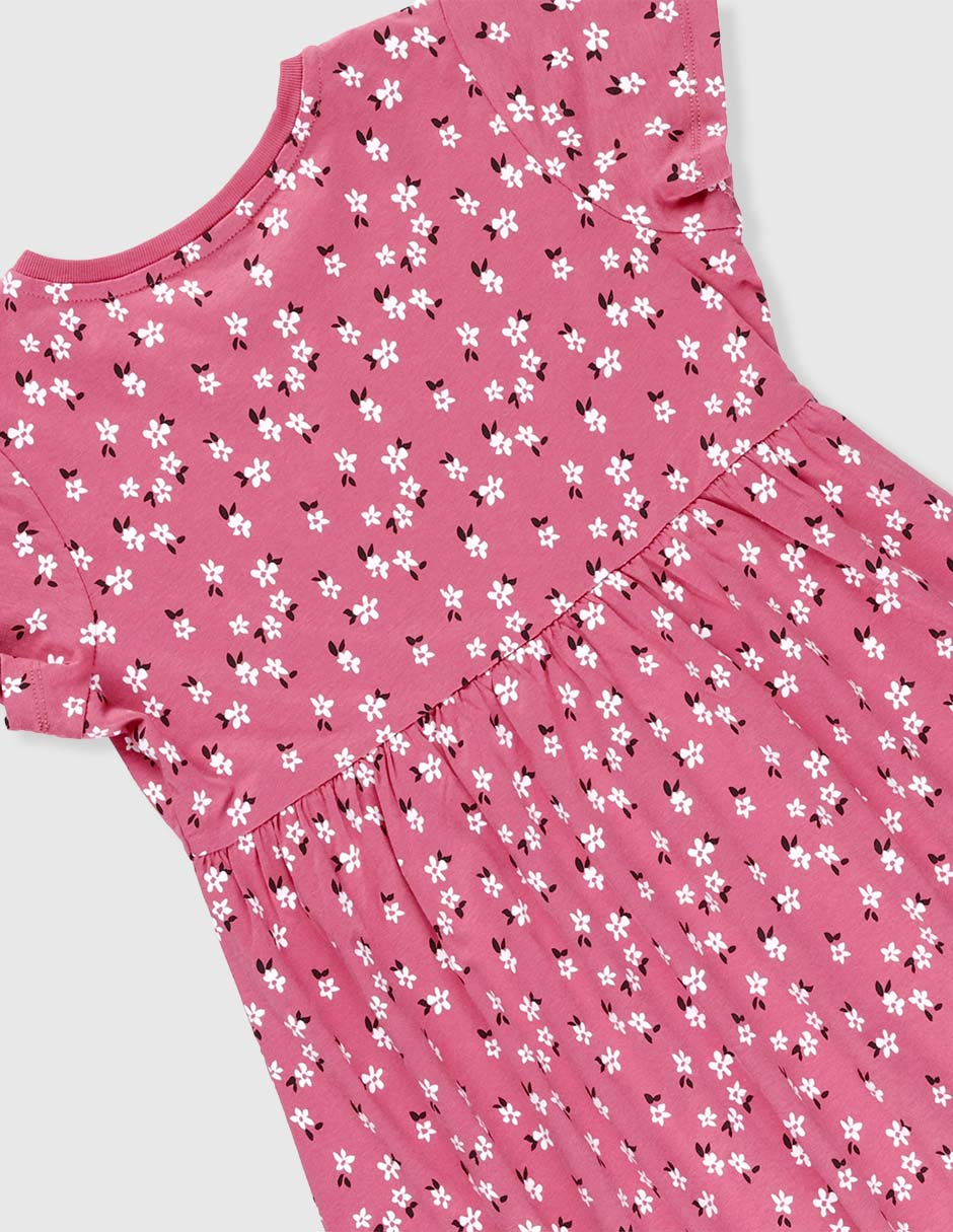 Vestido manga corta para niña 4