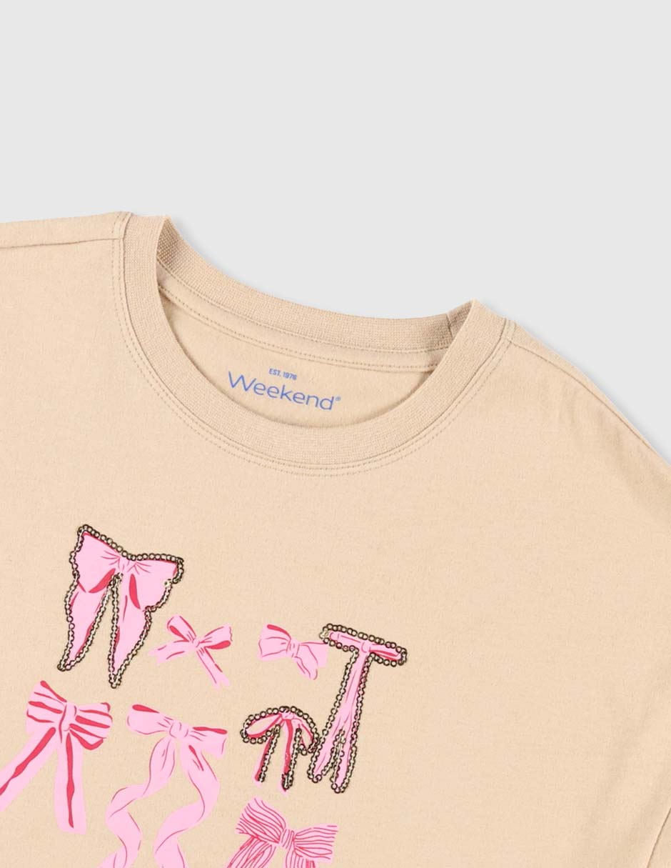 PLAYERA WEEKEND, 6, CREMA IRLANDESA WKN
