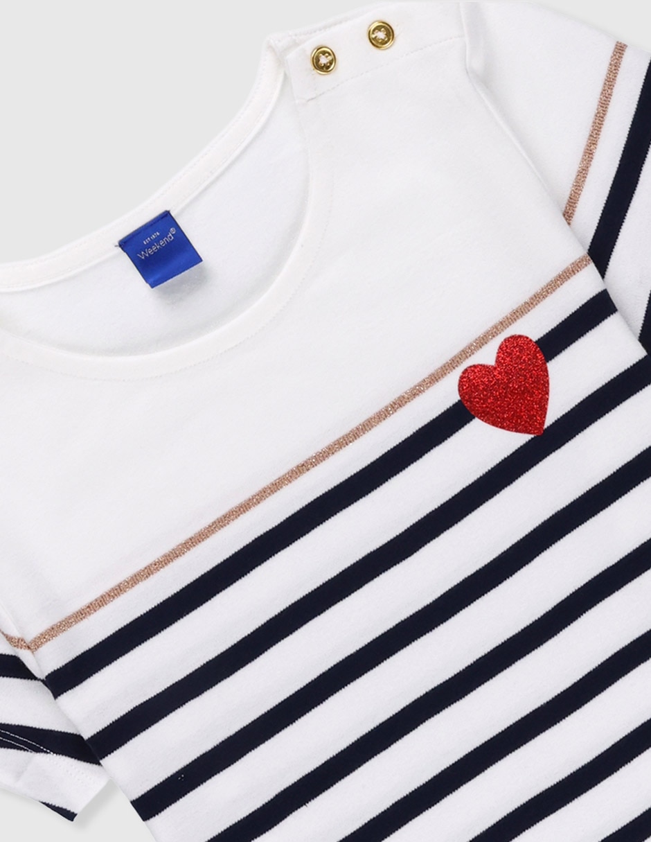 Playera manga corta para niña 3