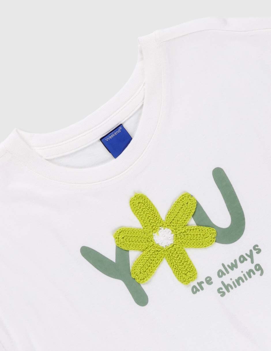 Playera manga corta para niña 3