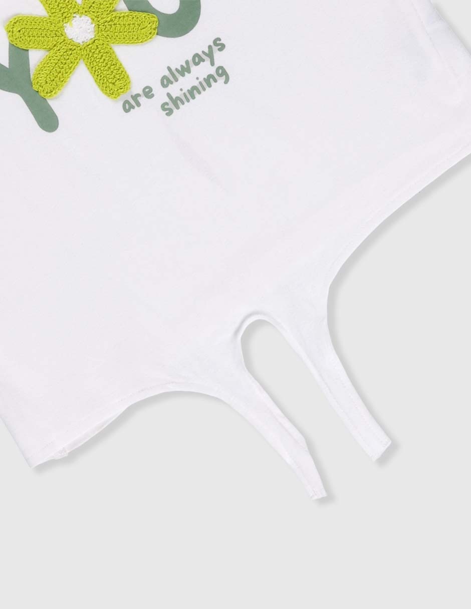 Playera manga corta para niña 4