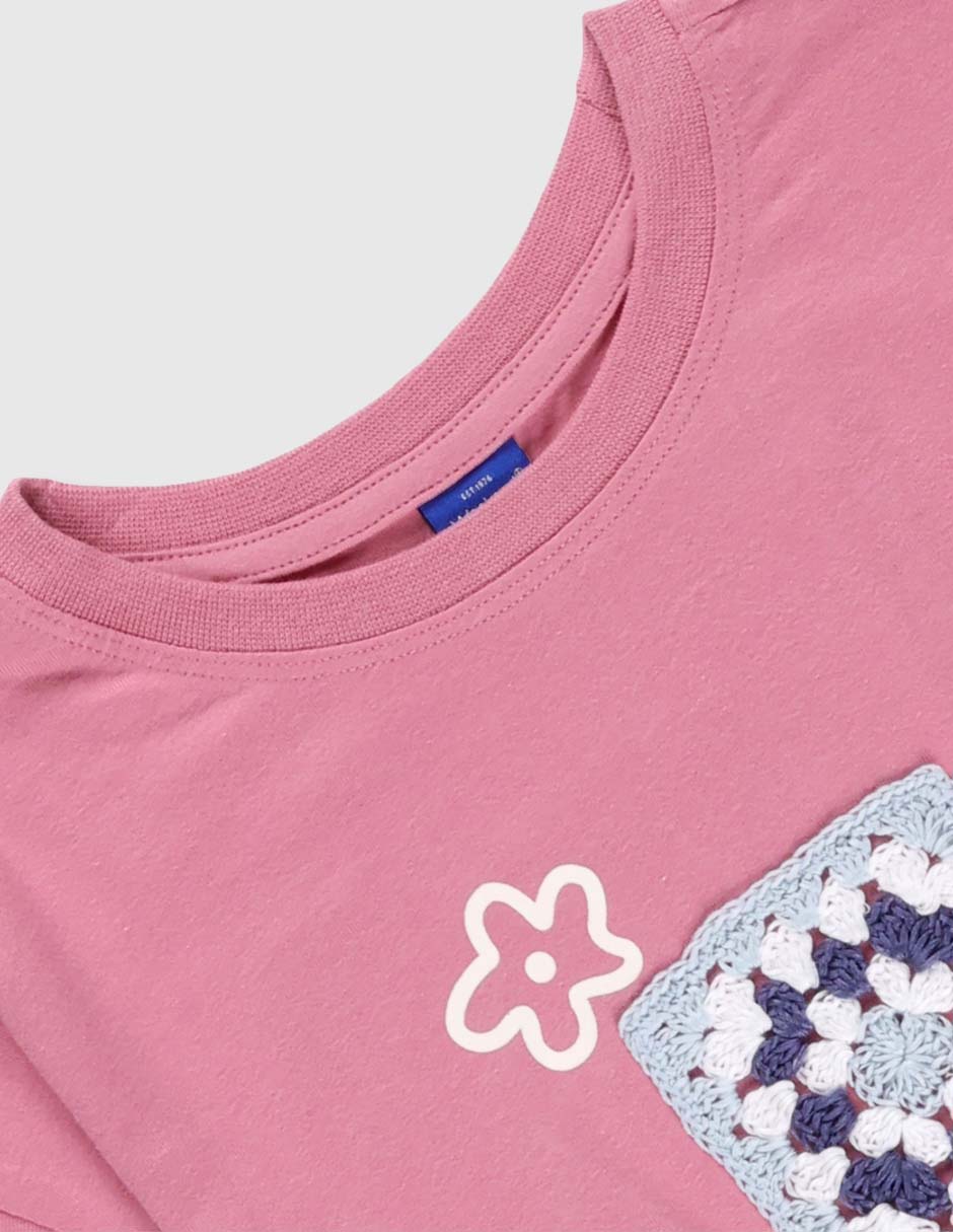 Playera manga corta para niña 4