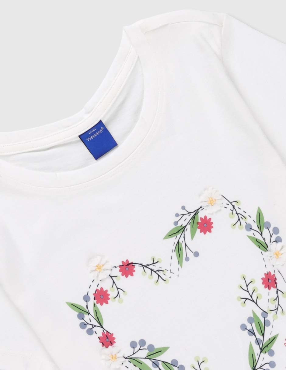 Playera manga corta para niña 3