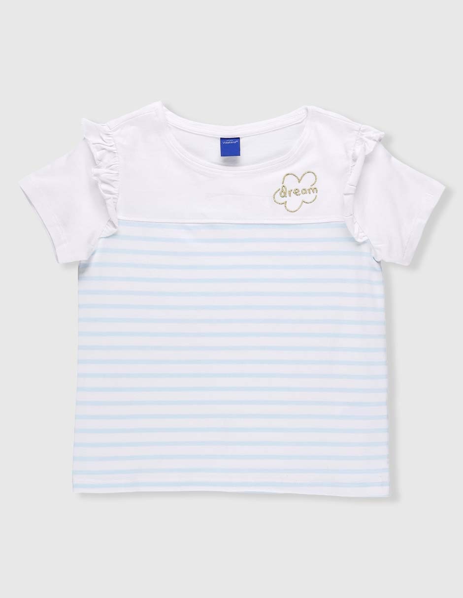 Playera manga corta para niña Playera manga corta para niña