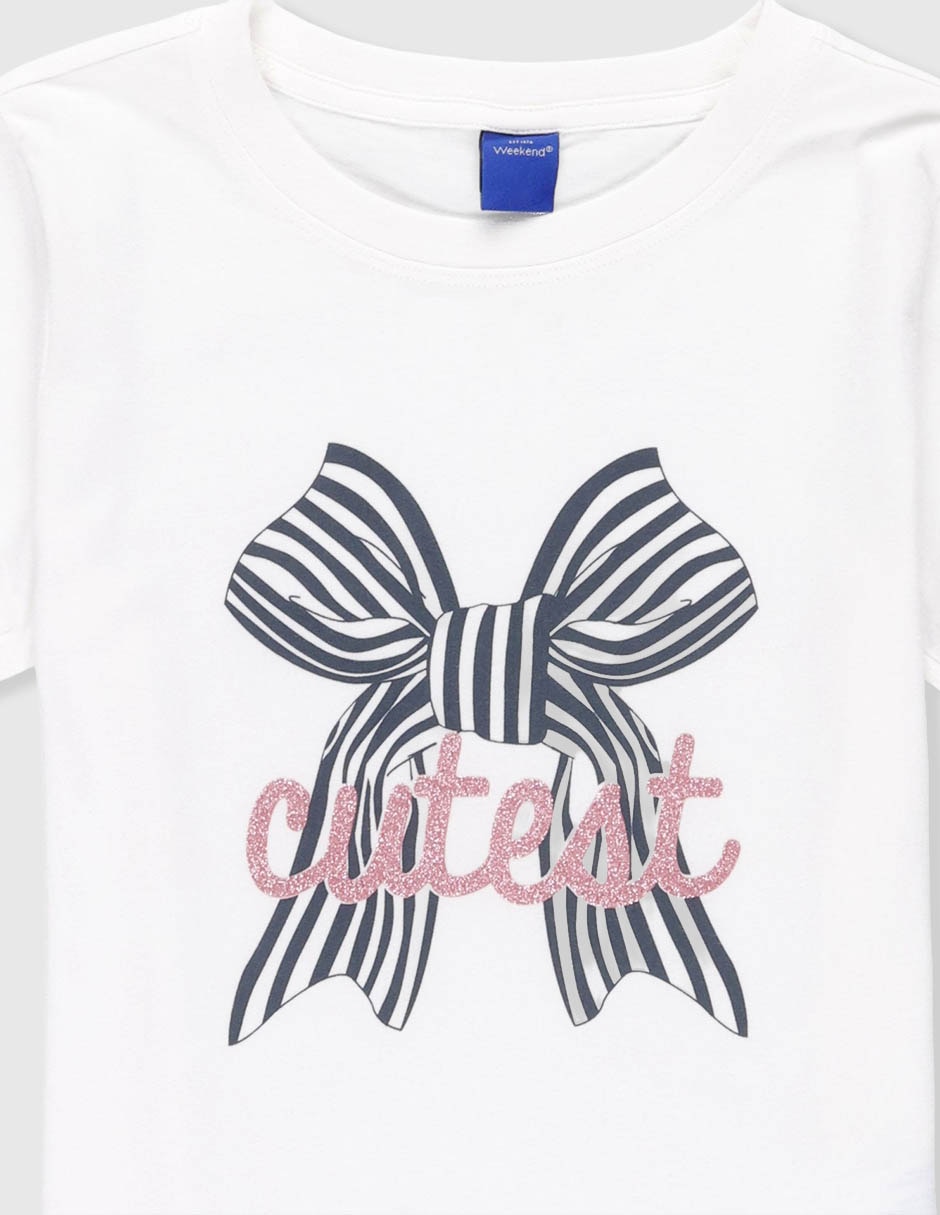 Playera manga corta para niña 4