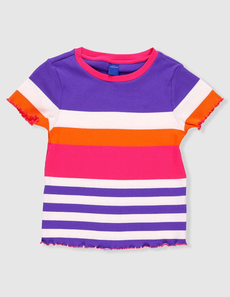 Playera manga corta para niña Playera manga corta para niña