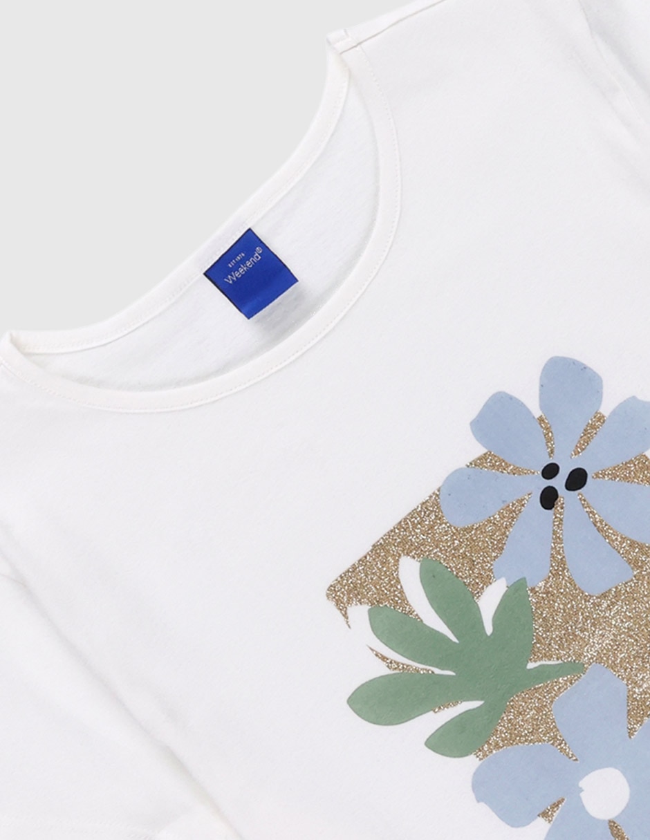 Playera manga corta para niña 4