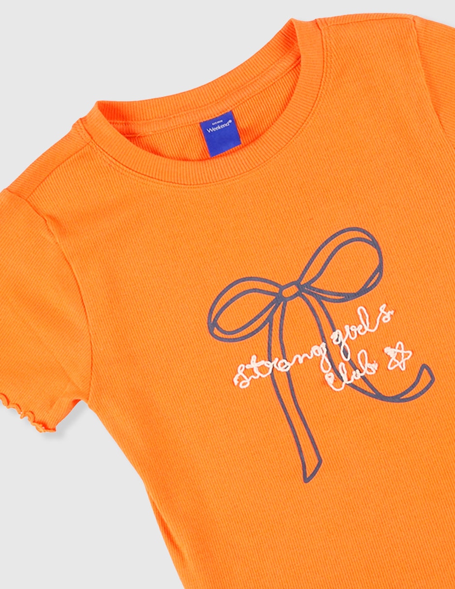 Playera manga corta para niña 3