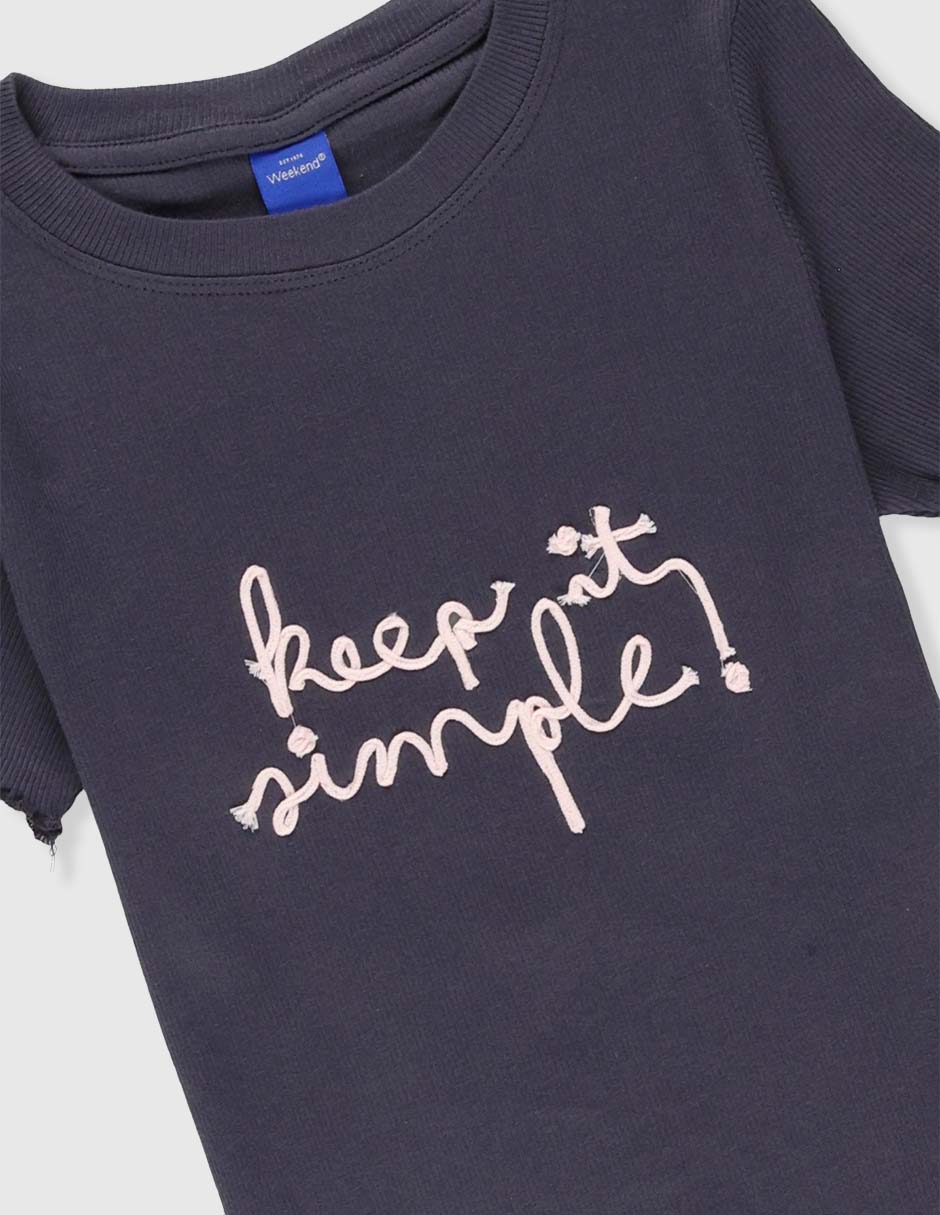 PLAYERA WEEKEND, 6, PERLA NEGRA WKNA260