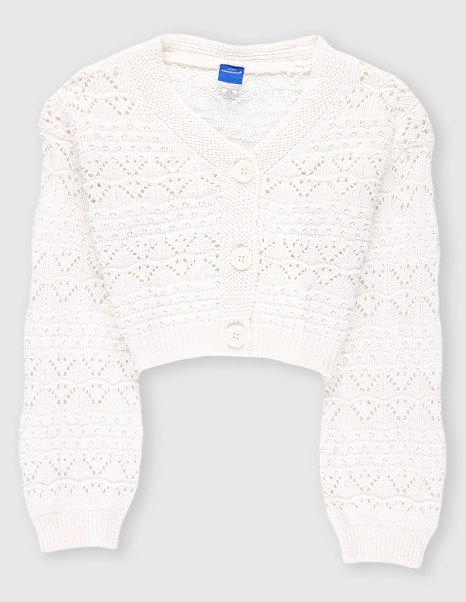 Suéter tejido para niña Suéter tejido para niña