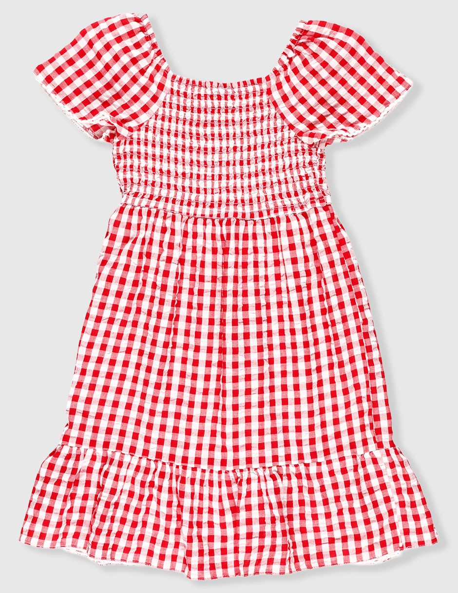 Vestido manga globo para niña 2