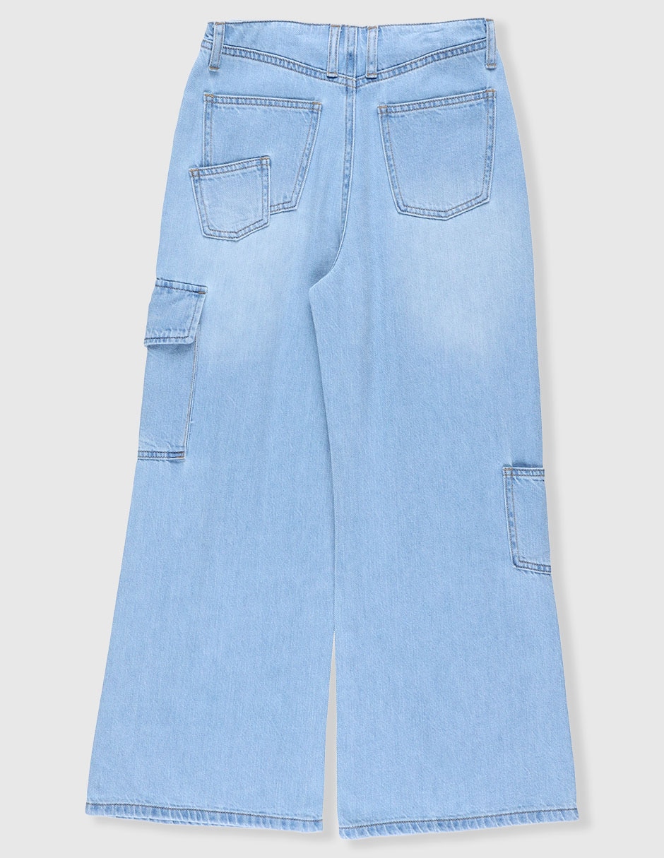 Jeans amplio para niña 2