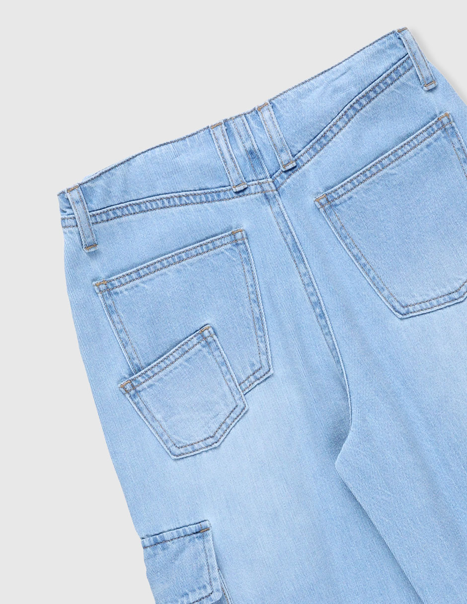 Jeans amplio para niña 4