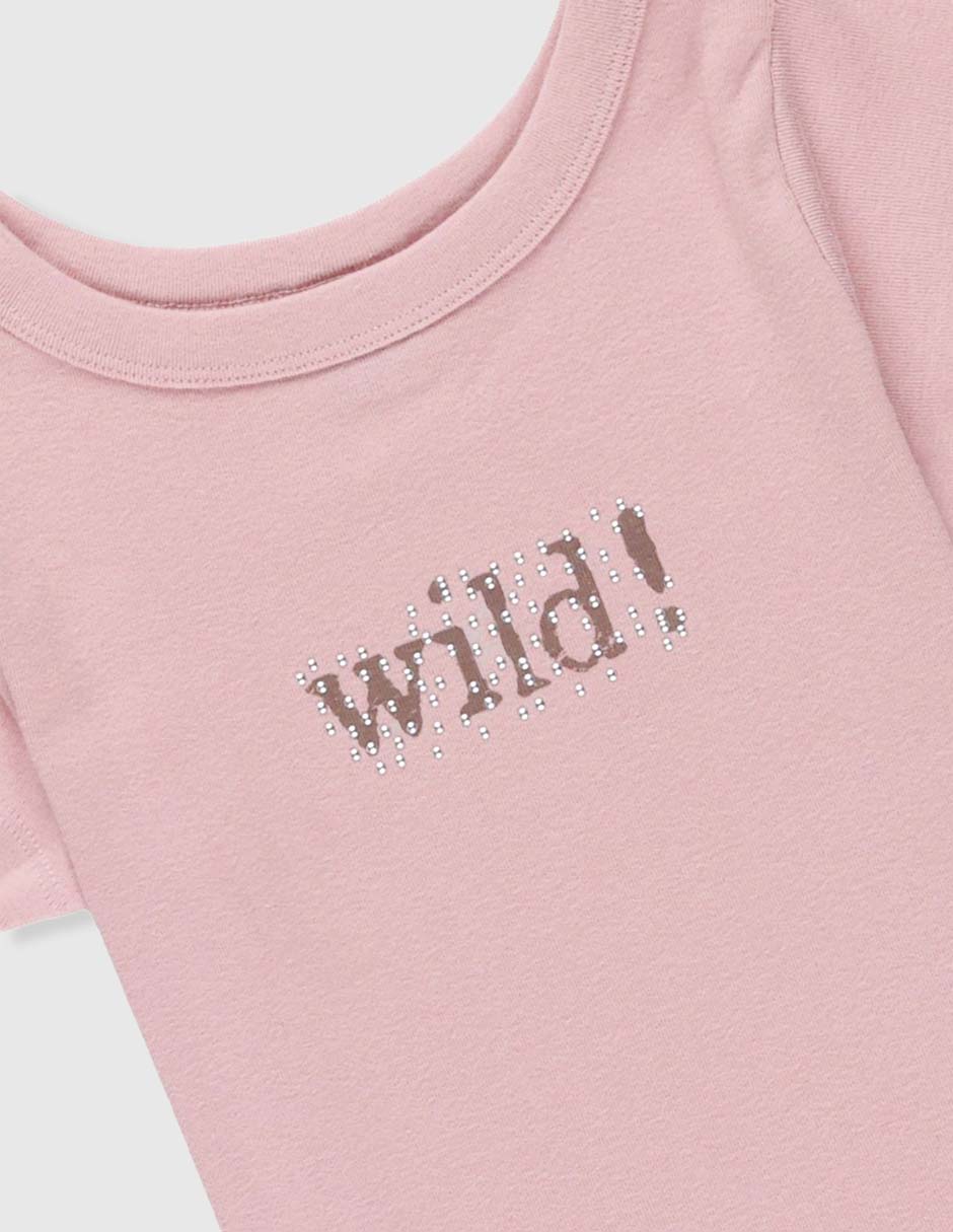 Playera manga corta para niña 4