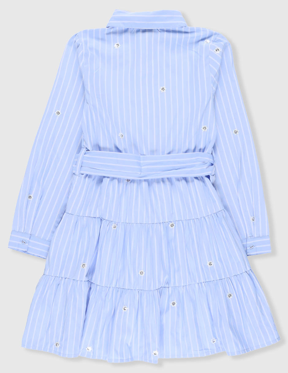 Vestido manga con puño para niña 2