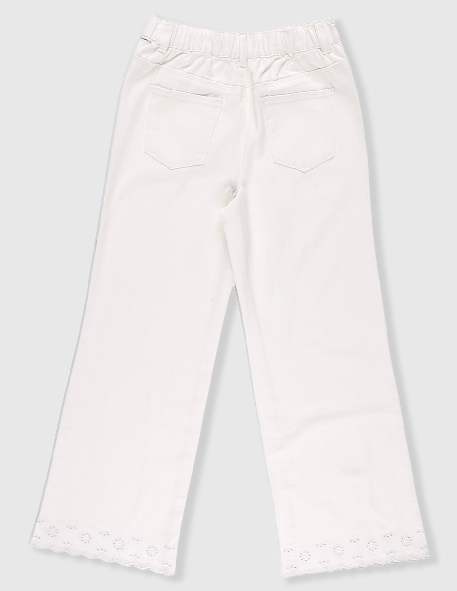 Jeans wide leg para niña 2