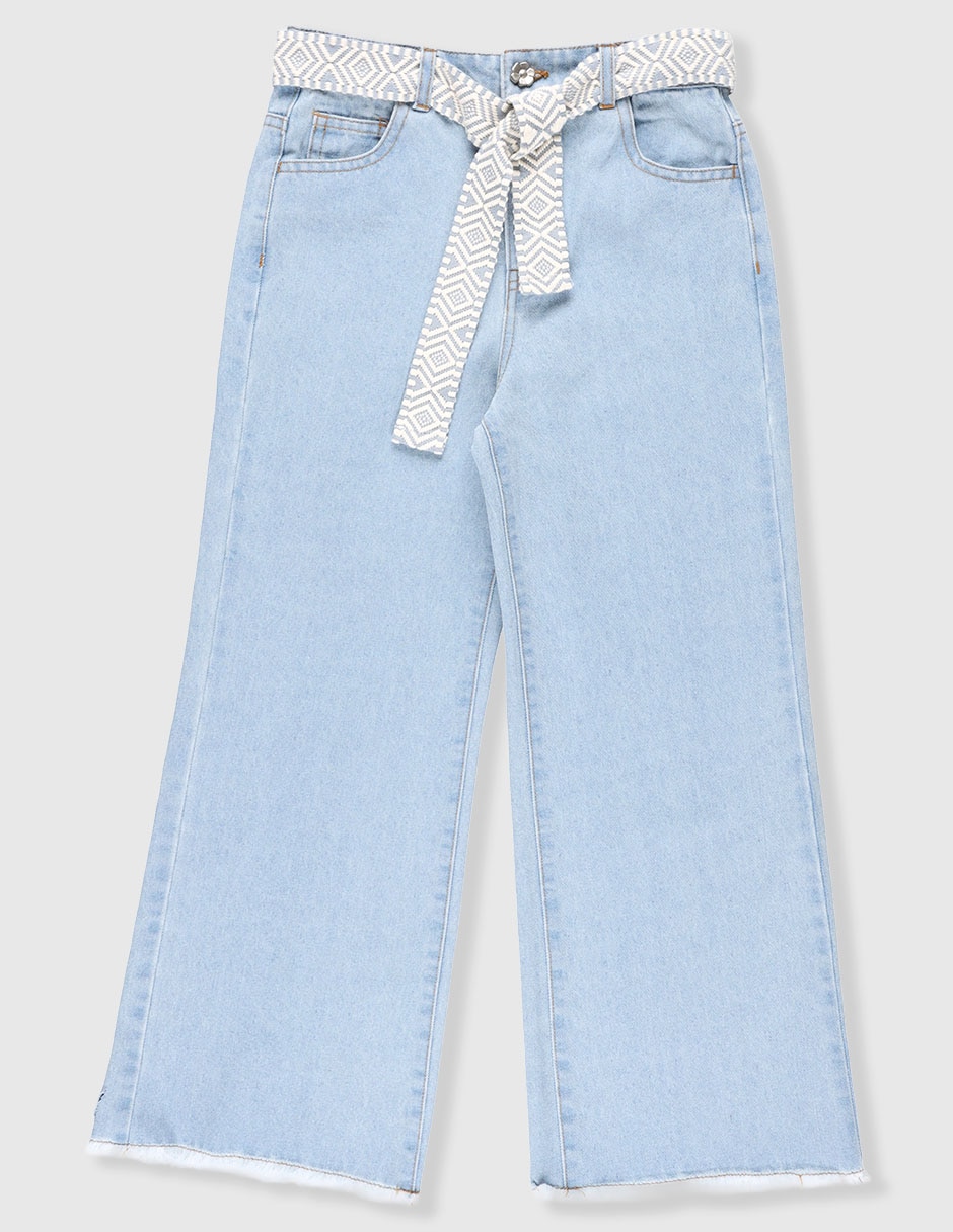 Jeans relaxed amplio para niña